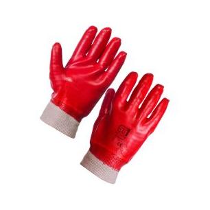 14" Red Pvc Gloves